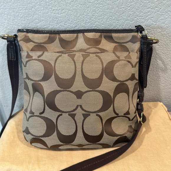 COACH SIGNATURE STRIPE DUFFLE SIGNATURE FABRIC - Picture 5 of 11